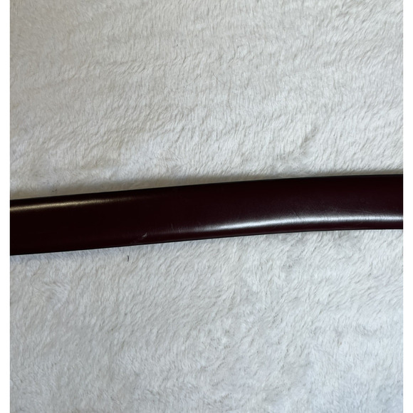 Round Tree York 42 Mens Smooth Leather Dress Belt Brown Silver Buckle B055047 - Picture 15 of 16